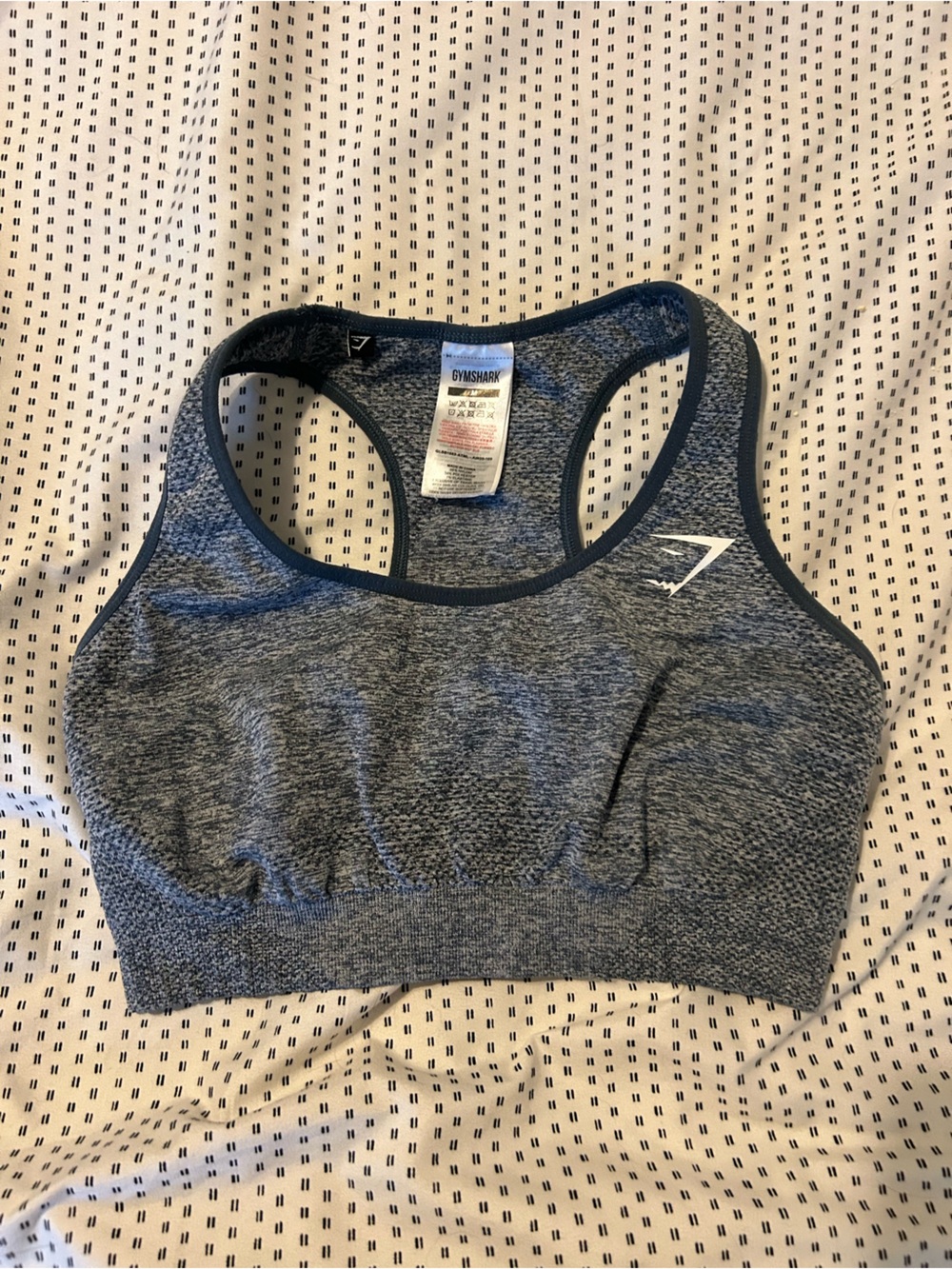 Gymshark Heather Gray Racerback Sports Bra